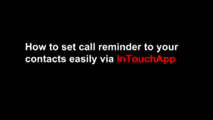 Call Reminders